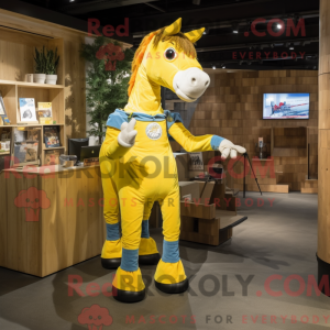 Personnage mascotte d un...