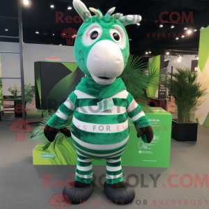 Mascot character of a Green...