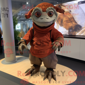 Mascot character of a Rust...