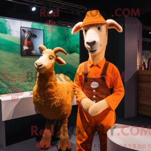 Mascottefiguur van een...