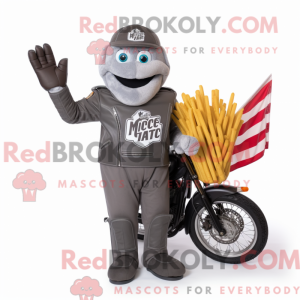 Mascot character of a Gray...