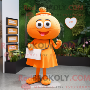 Mascottefiguur van een...