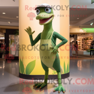 Maskotkarakter af en Olive...