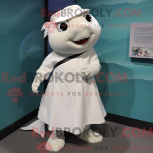 Mascot character of a White...