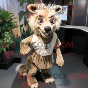 Mascottekarakter van een...