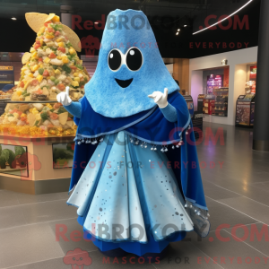 Mascot character of a Blue...