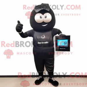 Mascot character of a Black...