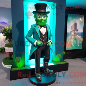 Mascot character of a Cyan...