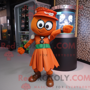 Mascottefiguur van een...