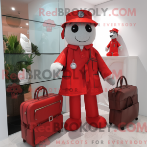 Mascot character of a Red...