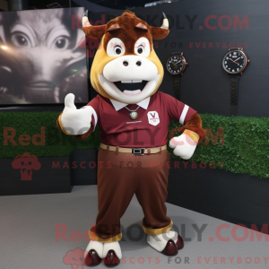 Mascottefiguur van een...