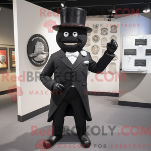 Mascot character of a Black...