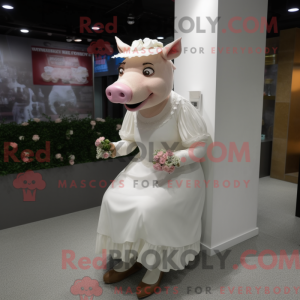Mascot character of a Sow...