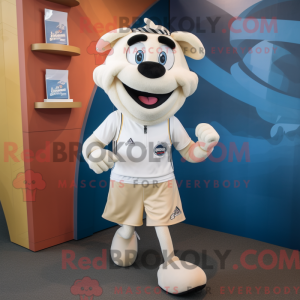Mascot character of a Cream...