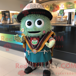 Maskot karakter af en Tacos...