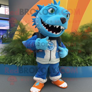 Blue Barracuda mascotte...