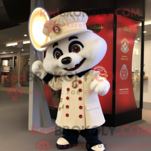 Mascottefiguur van een...