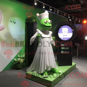 Mascot character of a Green...