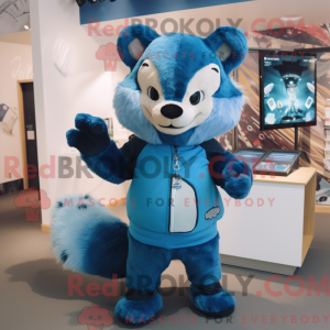 Postava maskota Blue Marten...