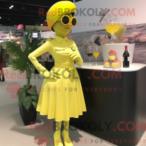 Mascot character of a Lemon...