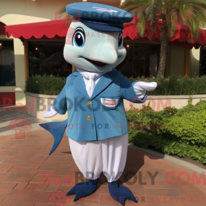 Mascottefiguur van een...
