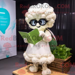 Mascot character of a White...