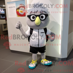 Mascot character of a Gray...