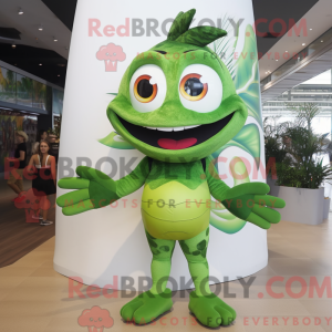 Mascot character of a Olive...