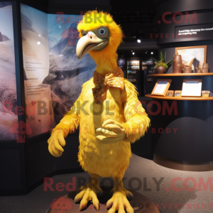 Mascottefiguur van een...