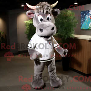 Mascot character of a Gray...