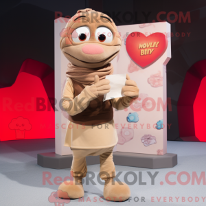 Mascot karakter van een...