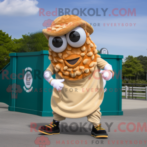 Mascot karakter van een Tan...