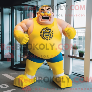 Mascottekarakter van een...