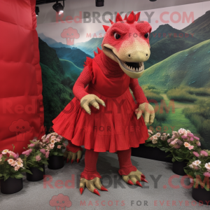 Mascot character of a Red...