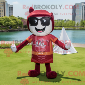 Mascottekarakter van een...