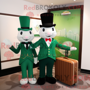 Mascot character of a Green...