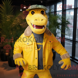 Mascottekarakter van een...
