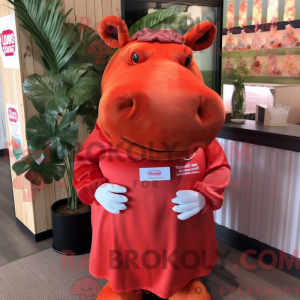 Mascot karakter van een...