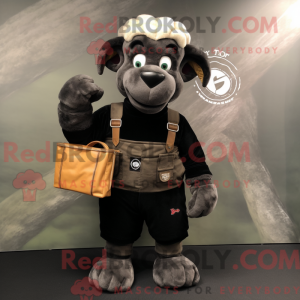 Mascottefiguur van een...
