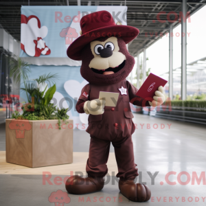 Mascot character of a...
