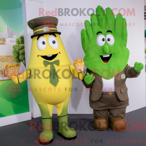 Mascot character of a Olive...