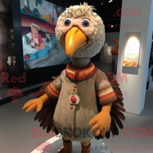 Mascot karakter van een Tan...