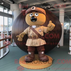 Mascot karakter van een...