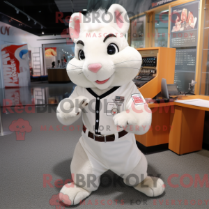 Mascot character of a White...