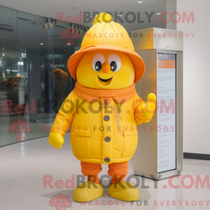 Mascot karakter van een...