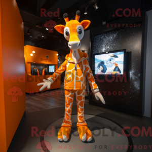 Mascottefiguur van een...