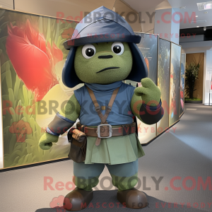 Maskot-karakter av en...