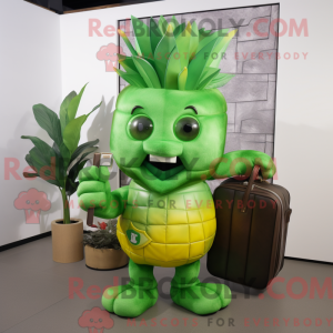 Mascot character of a Green...