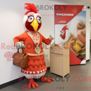Maskot-karakter af en...