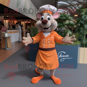 Oranje Ratatouille mascotte...